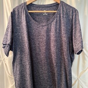 Nike Blue Short Sleeve Tee dri-fit tech. Women’s 3x